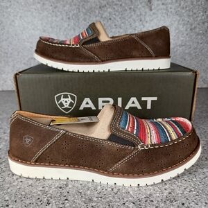 Ariat Crusier Easy Flex Brown Colorful Flat Shoes